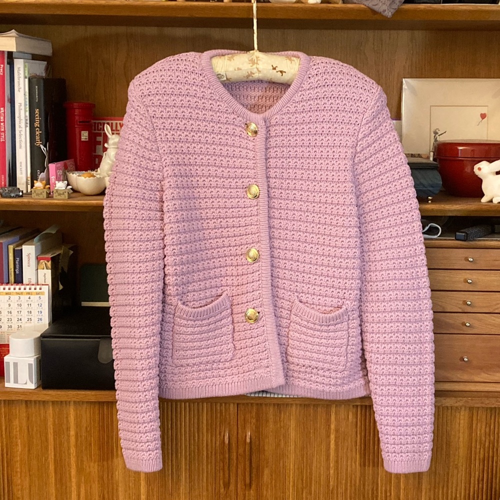 Ba&sh cotton tweed jacket
